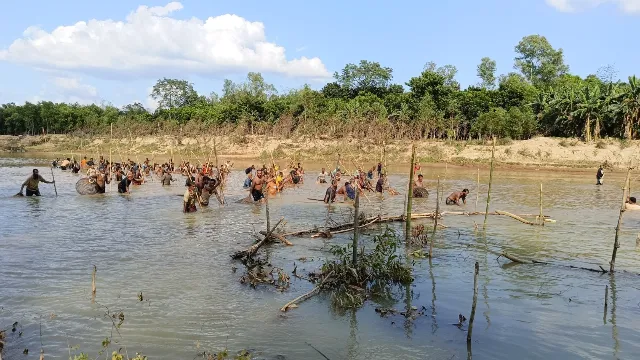 শেরপুরের নালিতাবাড়ীতে ঐতিহ্যবাহী ‘বাহুত উৎসব’