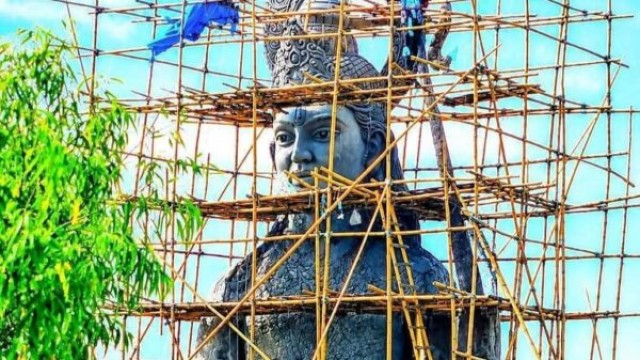 উত্তরবঙ্গের সেই বৃহত্তম রামমূর্তির নির্মাণ কাজ স্থগিত
