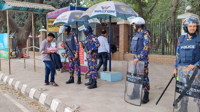 নিরাপত্তার চাদরে ঢেকে দেওয়া হয়েছে শাহজালাল বিমানবন্দর