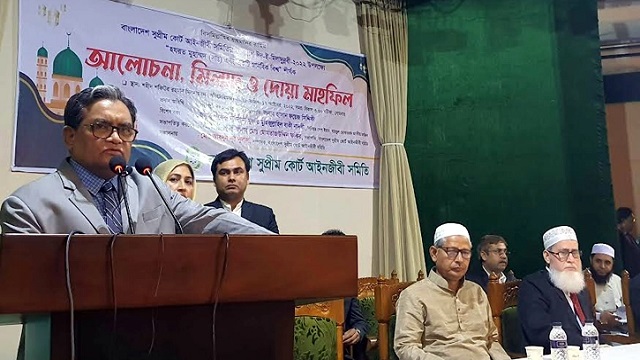 নবীজির দেখানো পথে আমাদের চলতে হবে: প্রধান বিচারপতি