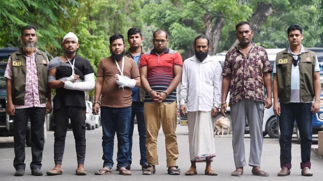 আলামিন হত্যার ঘটনায় গ্রেফতারকৃতরা 