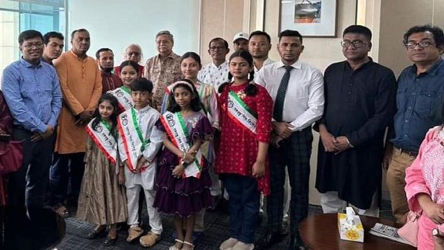 নবনির্বাচিত রাষ্ট্রপতির সঙ্গে বঙ্গবন্ধু শিশু কিশোর মেলার নবগঠিত কেন্দ্রীয় কমিটির সাক্ষাৎ