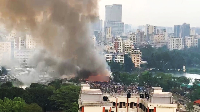 বনানীর কড়াইল বস্তির আগুন নিয়ন্ত্রণে