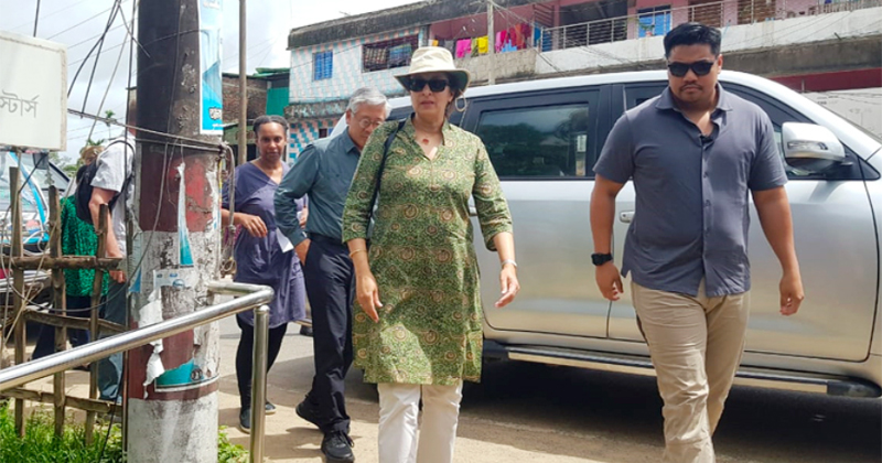 রোহিঙ্গা ক্যাম্প পরিদর্শনে কক্সবাজারে মার্কিন প্রতিনিধি দল