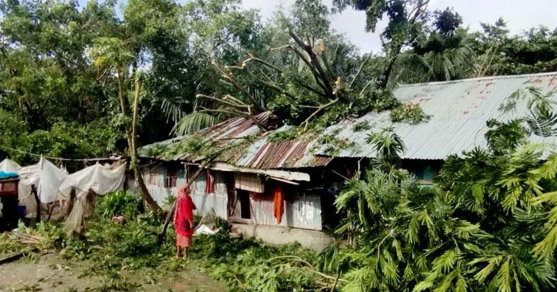 ঘূর্ণিঝড় মিধিলির প্রভাবে প্রাণ গেল ৭ জনের