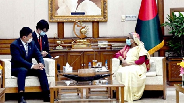 রোহিঙ্গা প্রত্যাবাসনে জাপানের সহায়তা কামনা করলেন প্রধানমন্ত্রী