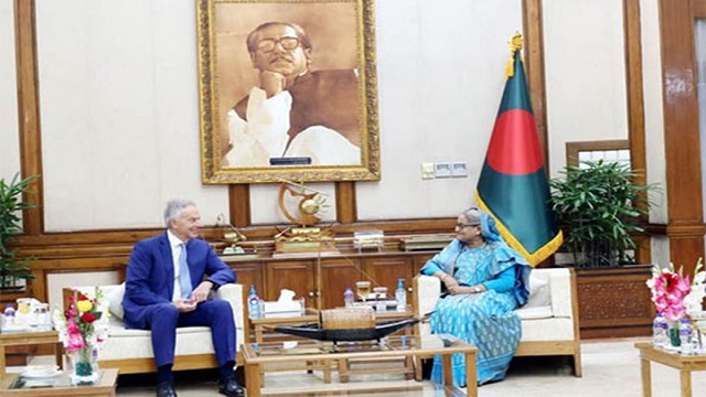 প্রধানমন্ত্রীর সঙ্গে সাক্ষাৎ করলেন টনি ব্লেয়ার