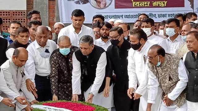 আইভি রহমানের সমাধিতে আ.লীগের শ্রদ্ধা