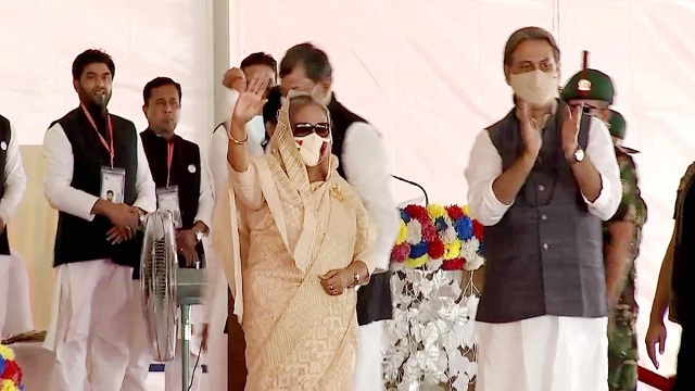 যুব মহাসমাবেশের উদ্বোধন করলেন শেখ হাসিনা