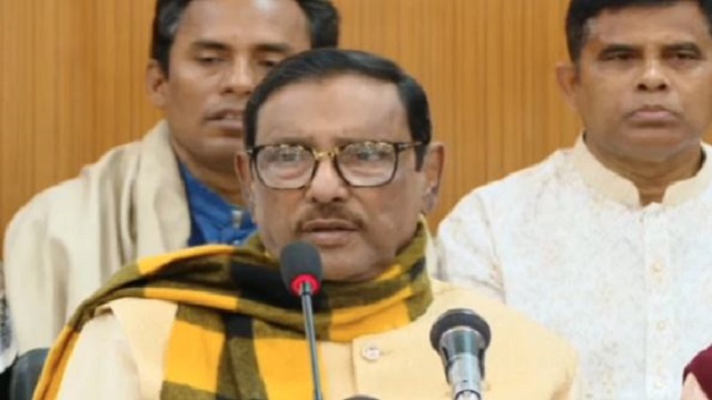 বিএনপির আগুন সন্ত্রাসের আশঙ্কায় আ. লীগ শান্তি সমাবেশ করে: কাদের