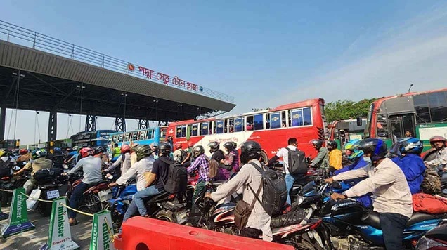 পদ্মা সেতুতে টোল আদায়ে নতুন রেকর্ড